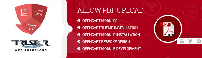 Allow PDF Upload banner